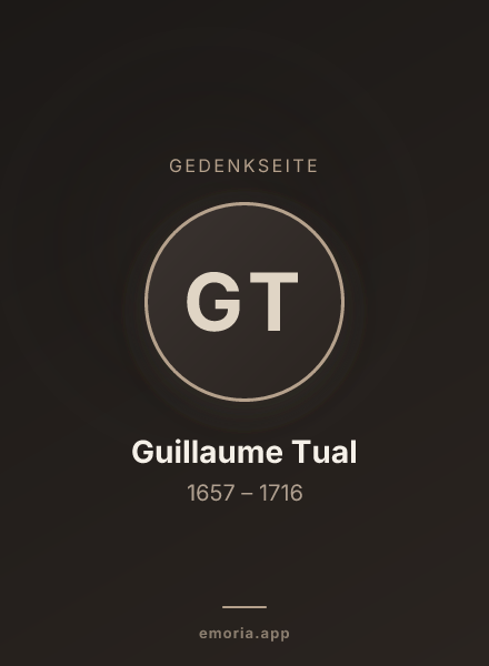 Gedenkportrait von Guillaume Tual