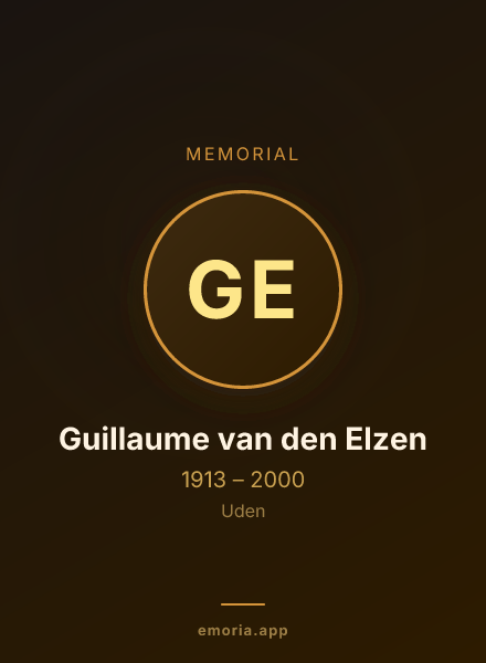 Memorial portrait of Guillaume van den Elzen