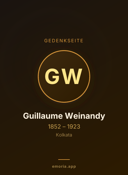 Gedenkportrait von Guillaume Weinandy