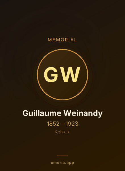 Memorial portrait of Guillaume Weinandy