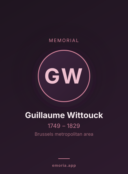 Memorial portrait of Guillaume Wittouck