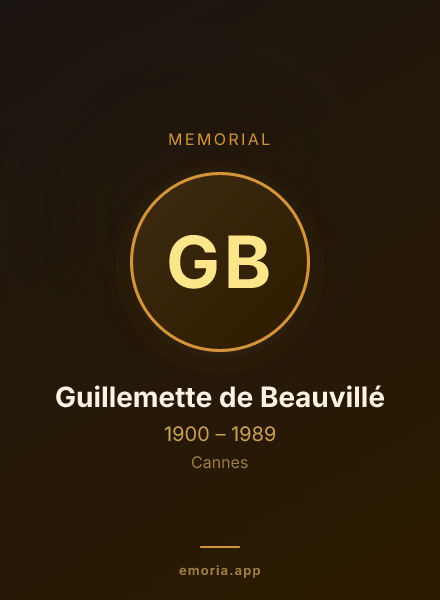 Memorial portrait of Guillemette de Beauvillé