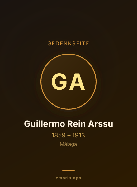 Gedenkportrait von Guillermo Rein Arssu