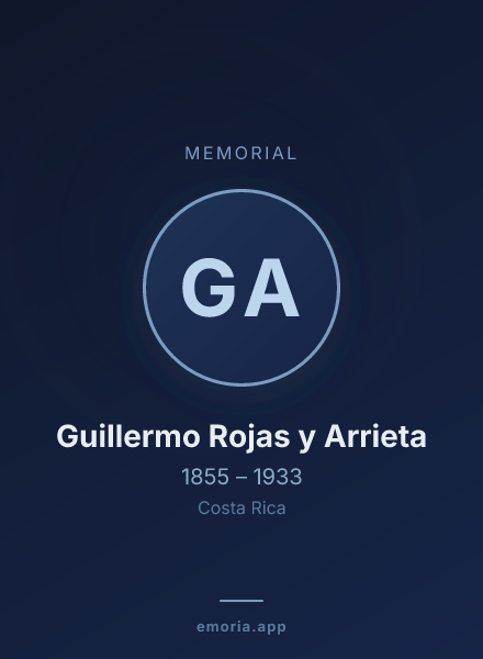 Memorial portrait of Guillermo Rojas y Arrieta