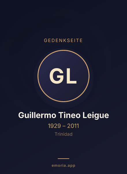 Gedenkportrait von Guillermo Tineo Leigue