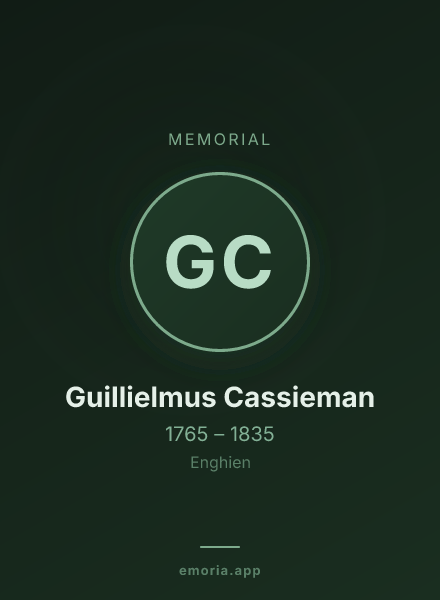 Memorial portrait of Guillielmus Cassieman