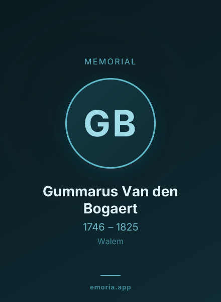 Memorial portrait of Gummarus Van den Bogaert
