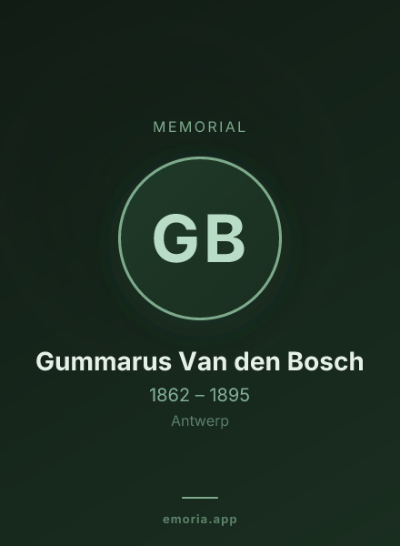 Memorial portrait of Gummarus Van den Bosch
