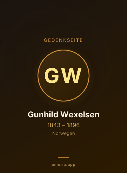 Gedenkportrait von Gunhild Wexelsen
