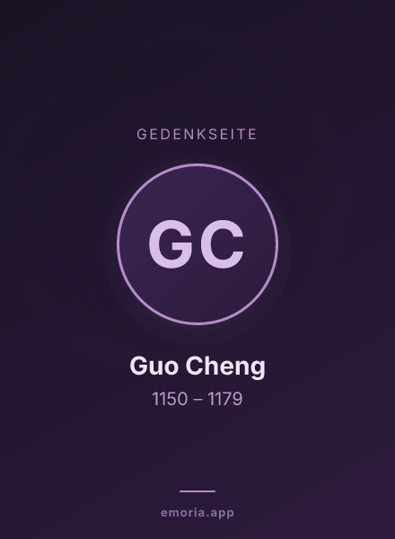 Gedenkportrait von Guo Cheng