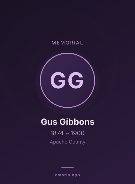 Memorial portrait of Gus Gibbons