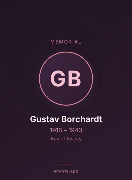 Memorial portrait of Gustav Borchardt