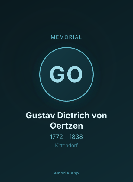 Memorial portrait of Gustav Dietrich von Oertzen