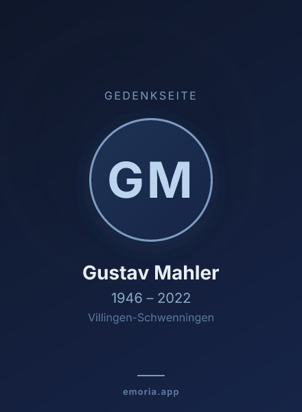 Gedenkportrait von Gustav Mahler