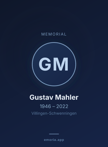 Memorial portrait of Gustav Mahler