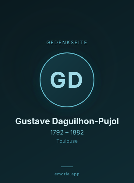 Gedenkportrait von Gustave Daguilhon-Pujol