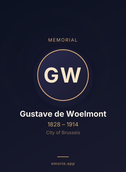 Memorial portrait of Gustave de Woelmont