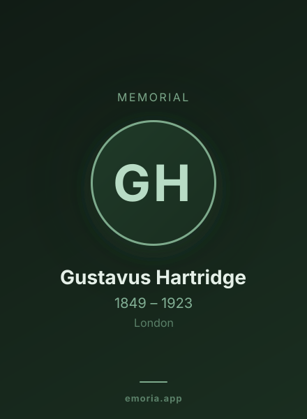 Memorial portrait of Gustavus Hartridge