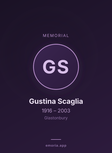 Memorial portrait of Gustina Scaglia