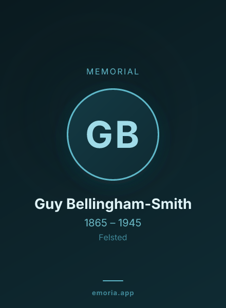 Memorial portrait of Guy Bellingham-Smith
