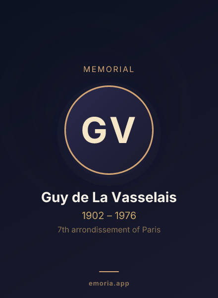 Memorial portrait of Guy de La Vasselais