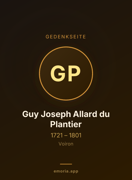 Gedenkportrait von Guy Joseph Allard du Plantier