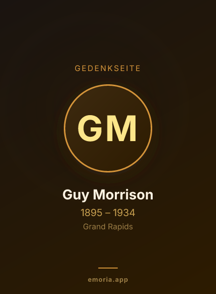 Gedenkportrait von Guy Morrison