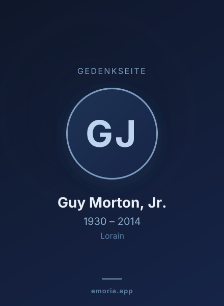 Gedenkportrait von Guy Morton, Jr.
