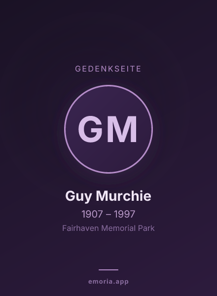 Gedenkportrait von Guy Murchie