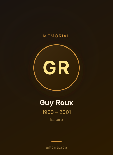 Memorial portrait of Guy Roux