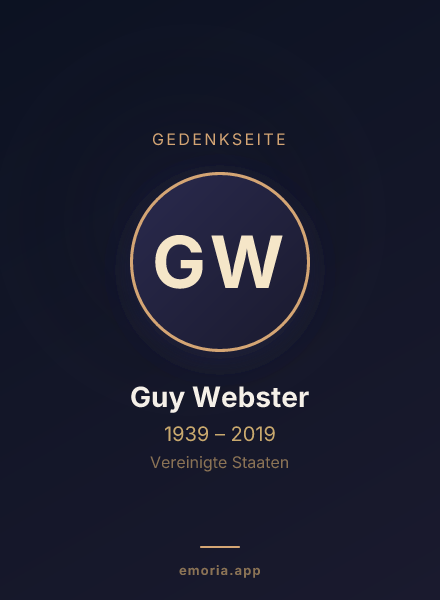 Gedenkportrait von Guy Webster