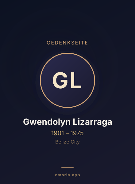 Gedenkportrait von Gwendolyn Lizarraga