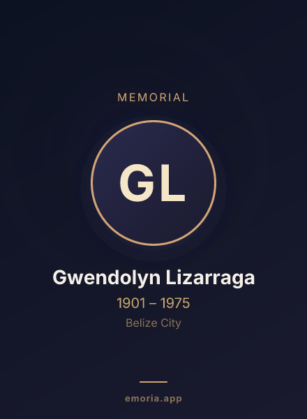 Memorial portrait of Gwendolyn Lizarraga
