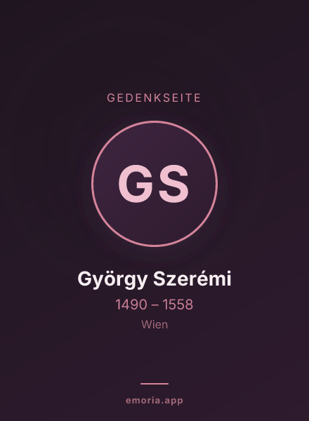 Gedenkportrait von György Szerémi