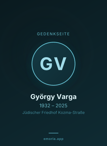 Gedenkportrait von György Varga