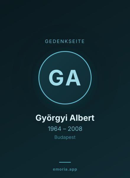 Gedenkportrait von Györgyi Albert