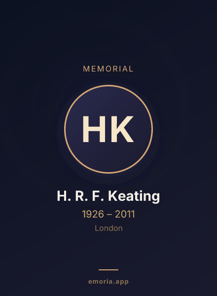Memorial portrait of H. R. F. Keating
