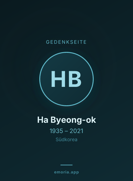 Gedenkportrait von Ha Byeong-ok