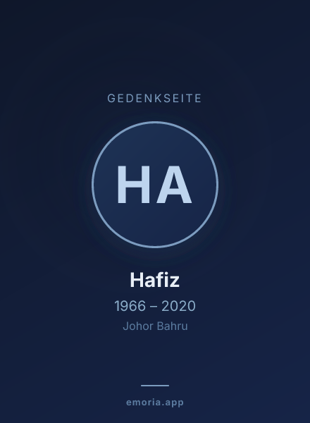 Gedenkportrait von Hafiz