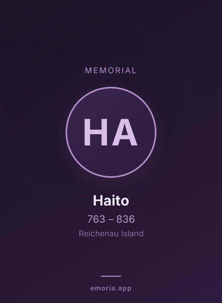 Memorial portrait of Haito