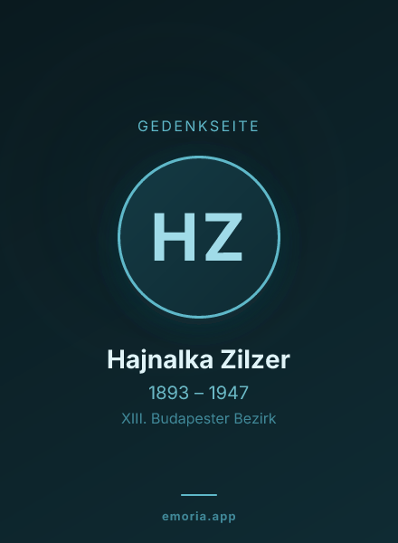 Gedenkportrait von Hajnalka Zilzer