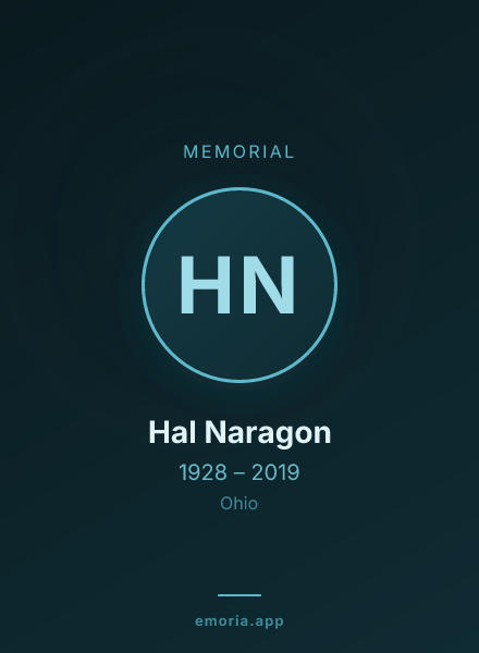 Memorial portrait of Hal Naragon