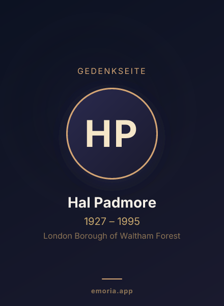 Gedenkportrait von Hal Padmore