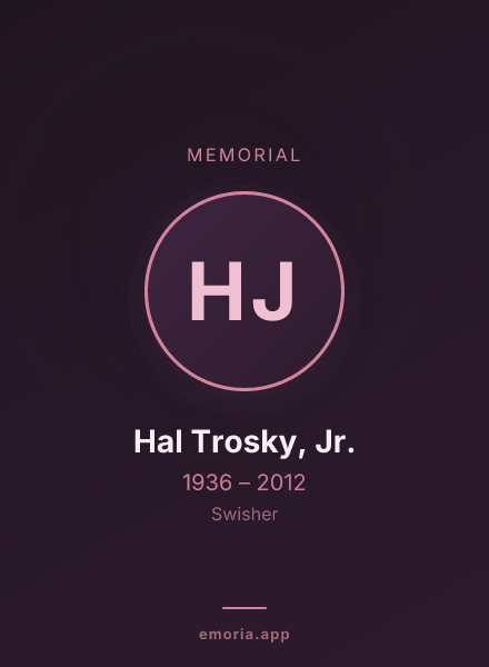 Memorial portrait of Hal Trosky, Jr.