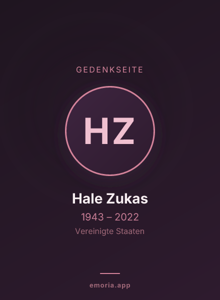 Gedenkportrait von Hale Zukas