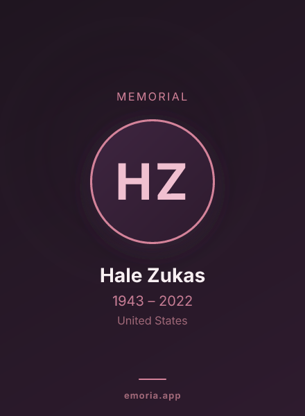 Memorial portrait of Hale Zukas