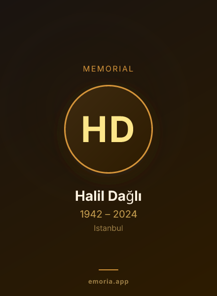 Memorial portrait of Halil Dağlı
