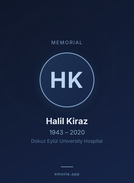 Memorial portrait of Halil Kiraz