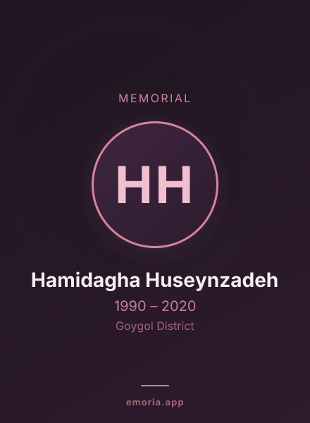 Memorial portrait of Hamidagha Huseynzadeh