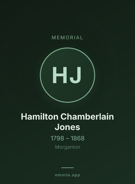 Memorial portrait of Hamilton Chamberlain Jones